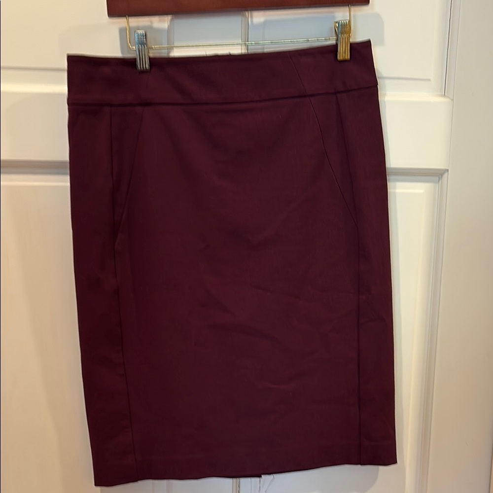 Elegant Burgundy Skirt